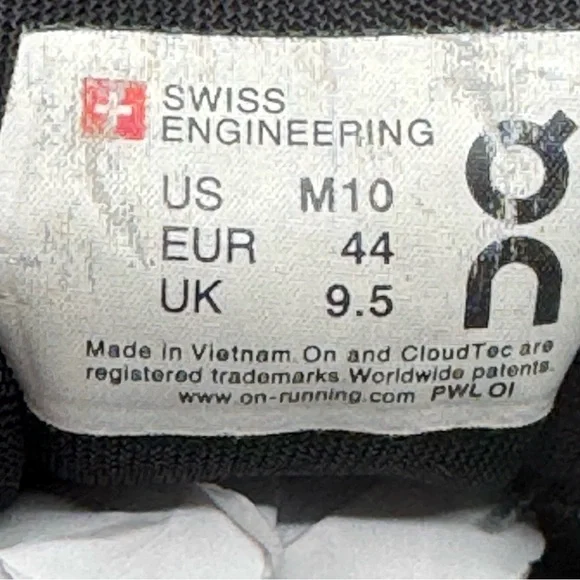 On Running Athletic Shoes in Gray and Dark Green Used - Picture 10 of 11